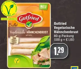 Edeka Neukauf Gutfried Vegetarische Hähnchenbrust 80g Angebot