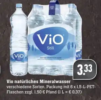 Edeka Neukauf Vio Natürliches Mineralwasser 6x1,5L Angebot