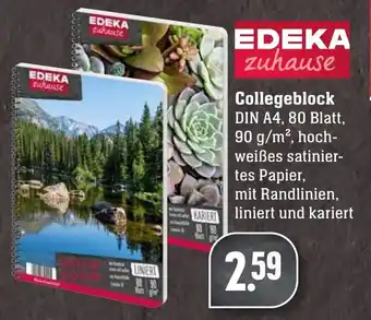 Edeka Neukauf Edeka zuhause Collegeblock Angebot