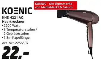 MediaMarkt KOENIC KHD 4221 AC Haartrockner Angebot