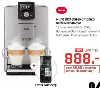 Hirsch und Ille NIVONA NICR 823 CafeRomatica Kaffeevollautomat Angebot