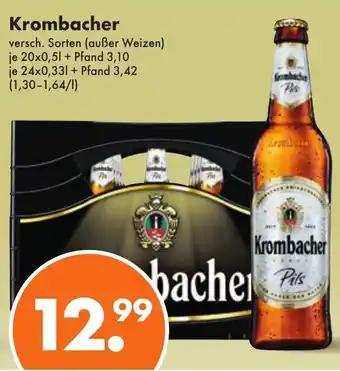 Trink und Spare Krombacher 20x0,5/24x0,33 L Angebot