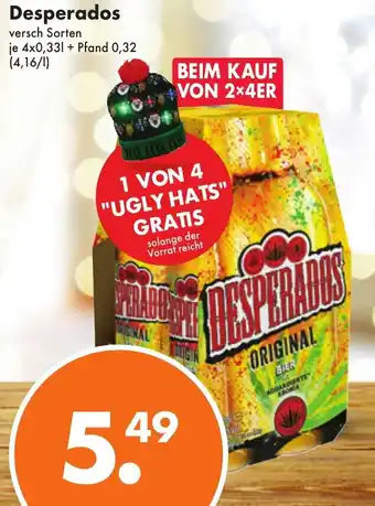 Trink und Spare Desperados 4x0,33 L Angebot