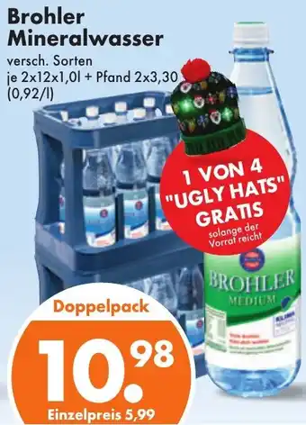 Trink und Spare Brohler Mineralwasser 2x12x1,0 L Angebot