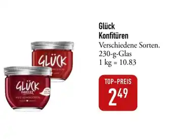 Galeria Markthalle Glück Konfitüren Verschiedene Sorten. 230-g-Glas Angebot