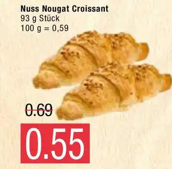 Marktkauf Nuss Nougat Croissant 93g Angebot