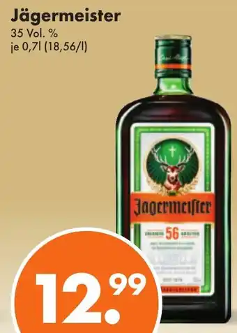 Trink und Spare Jägermeister 0,7 L Angebot