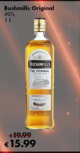 Travel Free Bushmills Original 1L Angebot