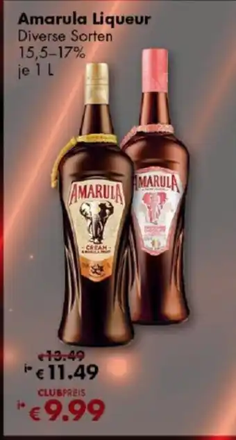 Travel Free Amarula Liqueur 1L Angebot