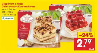 Netto Marken-Discount Coppenrath & Wiese Cafe Landhaus Kuchenschnitten 580-700g Angebot