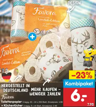 Netto Marken-Discount Toilettenpapier oder Küchentücher Angebot