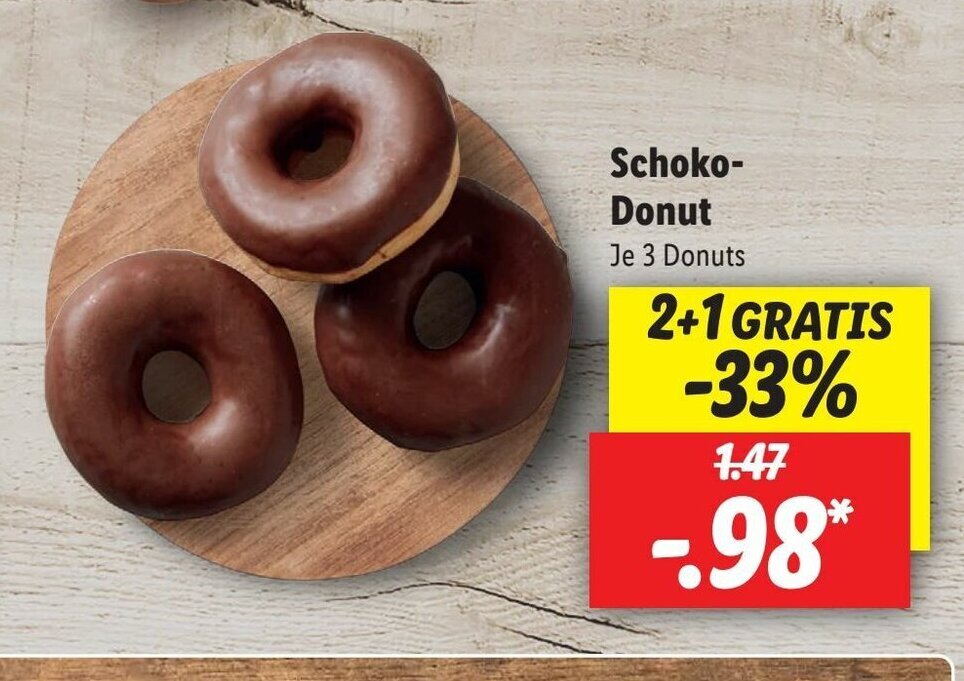 Schoko Donut Angebot bei Lidl