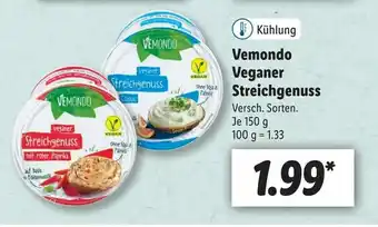 Lidl Vemondo Veganer Streichgenuss Je 150g Angebot