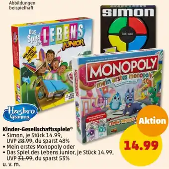 PENNY Hasbro Gaming Kinder-Gesellschaftsspiele Angebot