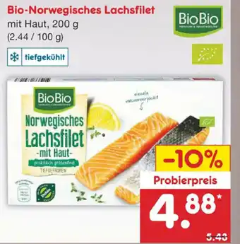 Netto Marken-Discount Bio Norwegisches Lachsfilet 200g Angebot