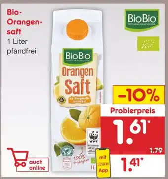 Netto Marken-Discount Bio Orangensaft 1L Angebot