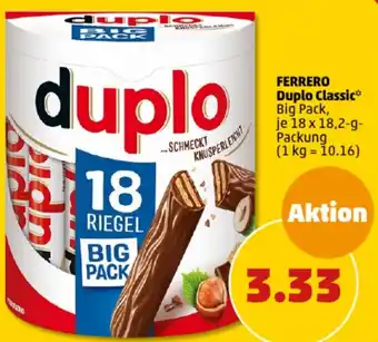 PENNY FERRERO Duplo Classic 18 x 18,2 g Packung Angebot