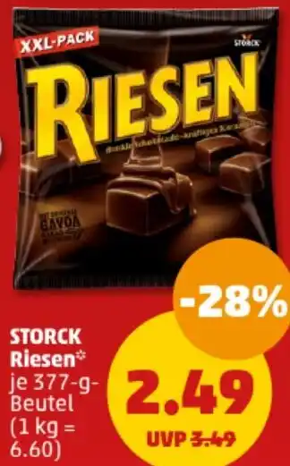 PENNY STORCK Riesen 377 g Beutel Angebot