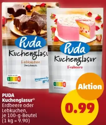 PENNY PUDA Kuchenglasur 100 g Beutel Angebot