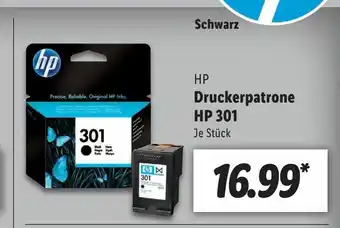 Lidl HP Druckerpatrone HP 301 Angebot