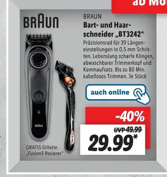 Lidl Braun Bart-und Haarschneider,,BT3242 Angebot