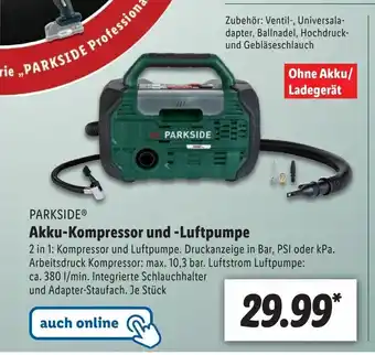 Lidl Akku-Kompressor und-Luftpumpe Angebot