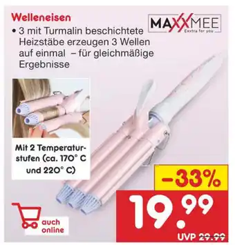 Netto Marken-Discount Maxxmee Welleneisen Angebot