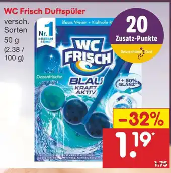 Netto Marken-Discount WC Frisch Duftspüler 50g Angebot