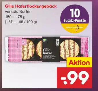 Netto Marken-Discount Gille Haferflockengebäck 150-175g Angebot