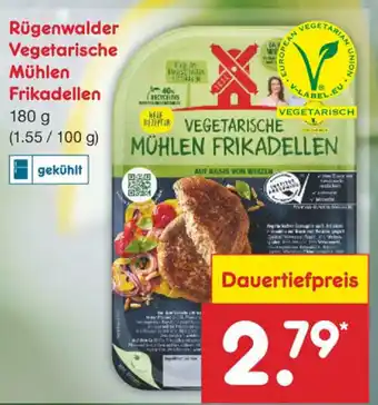 Netto Marken-Discount Rügenwalder Vegetarische Mühlen Frikadellen 180g Angebot