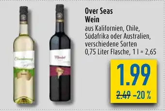 diska Over Seas Wein 0,75 L Angebot