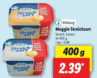 Lidl Meggle streichzart 400g Angebot