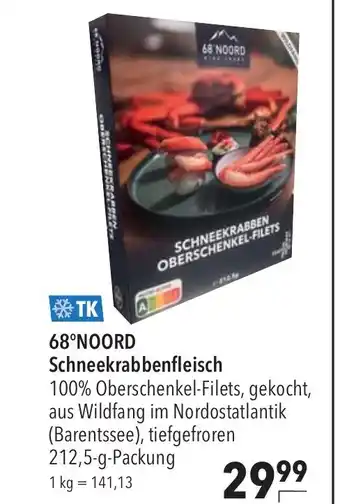 CITTI Markt 68°NOORD Schneekrabbenfleisch 212,5-g-Packung Angebot