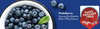 Aldi Süd Heidelbeeren 300 g Packung Angebot