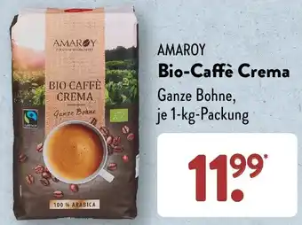 Aldi Süd AMAROY Bio-Caffè Crema 1 kg Packung Angebot