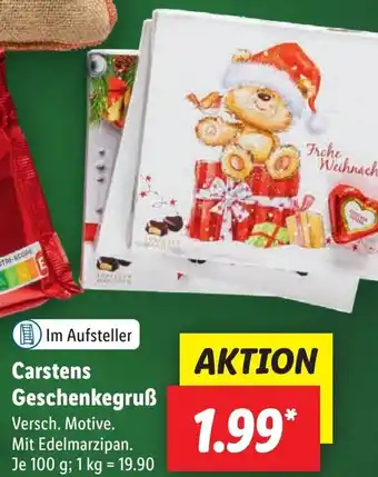 Lidl Carstens Geschenkegruß 100 g Angebot