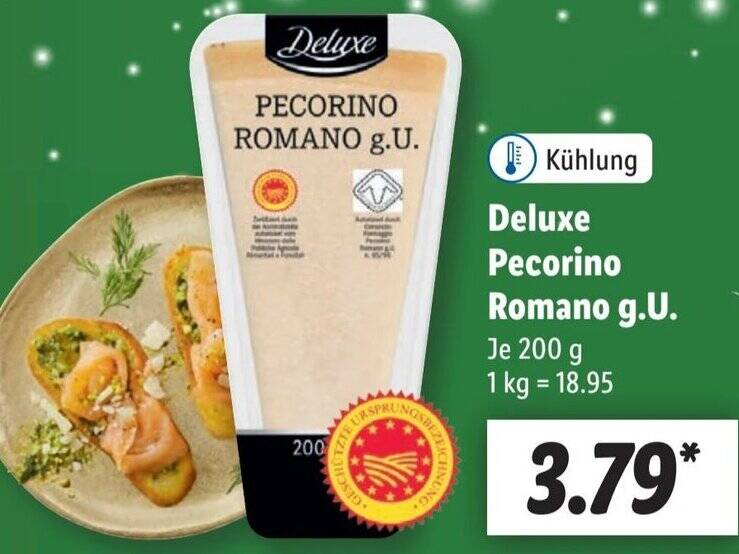 Deluxe Pecorino Romano g.U. 200 g Angebot bei Lidl