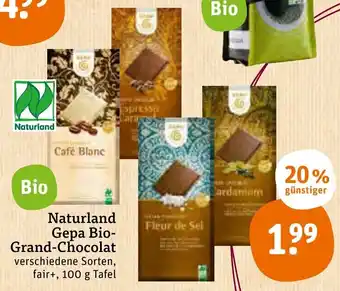 tegut Naturland Gepa Bio Grand Chocolat Angebot