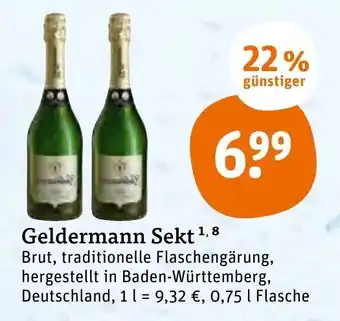 tegut Geldermann Sekt 0,75L Angebot