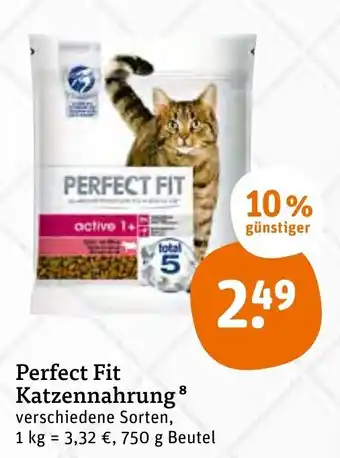 tegut Perfect Fit Katzennahrung 750g Beutel Angebot