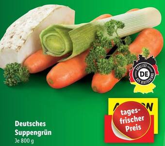 Lidl Deutsches Suppengrün 800 g Angebot