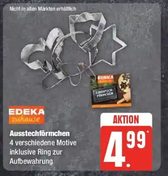 Marktkauf EDEKA zuhause Ausstechförmchen 4 verschiedene Motive inklusive Ring zur Aufbewahrung Angebot