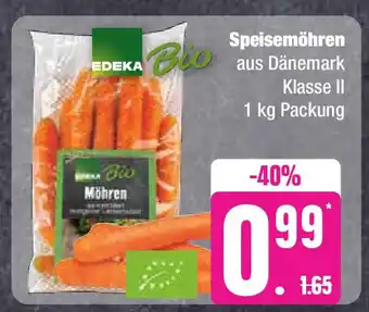 Marktkauf EDEKA Bio Speisemöhren aus Dänemark Klasse II 1 kg Packung Angebot