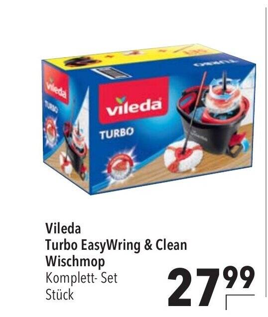 Vileda Turbo EasyWring & Clean Wischmop KomplettSet Stück Angebot bei