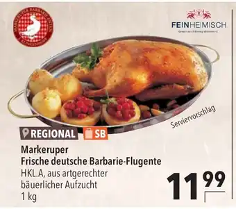 CITTI Markt Markeruper Frische deutsche Barbarie-Flugente 1 kg Angebot