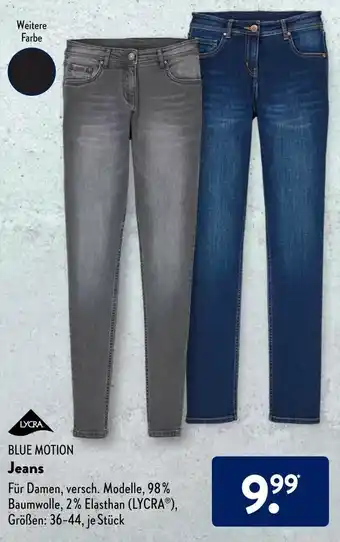 Aldi Süd Blue Motion Jeans Angebot