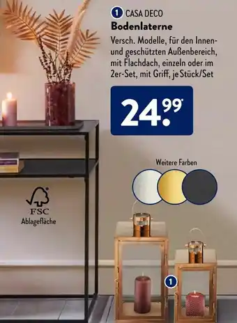 Aldi Süd Casa Deco Bodenlaterne Angebot