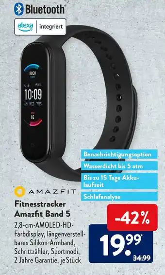 Aldi Süd Fitnesstracker amazfit band 5 Angebot