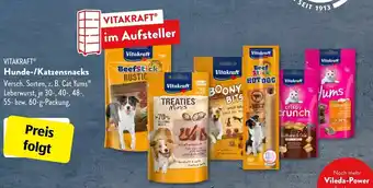 Aldi Süd Vitakraft Hunde.Katzensnacks 60g Angebot