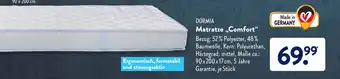 Aldi Süd Matratze comfort Angebot